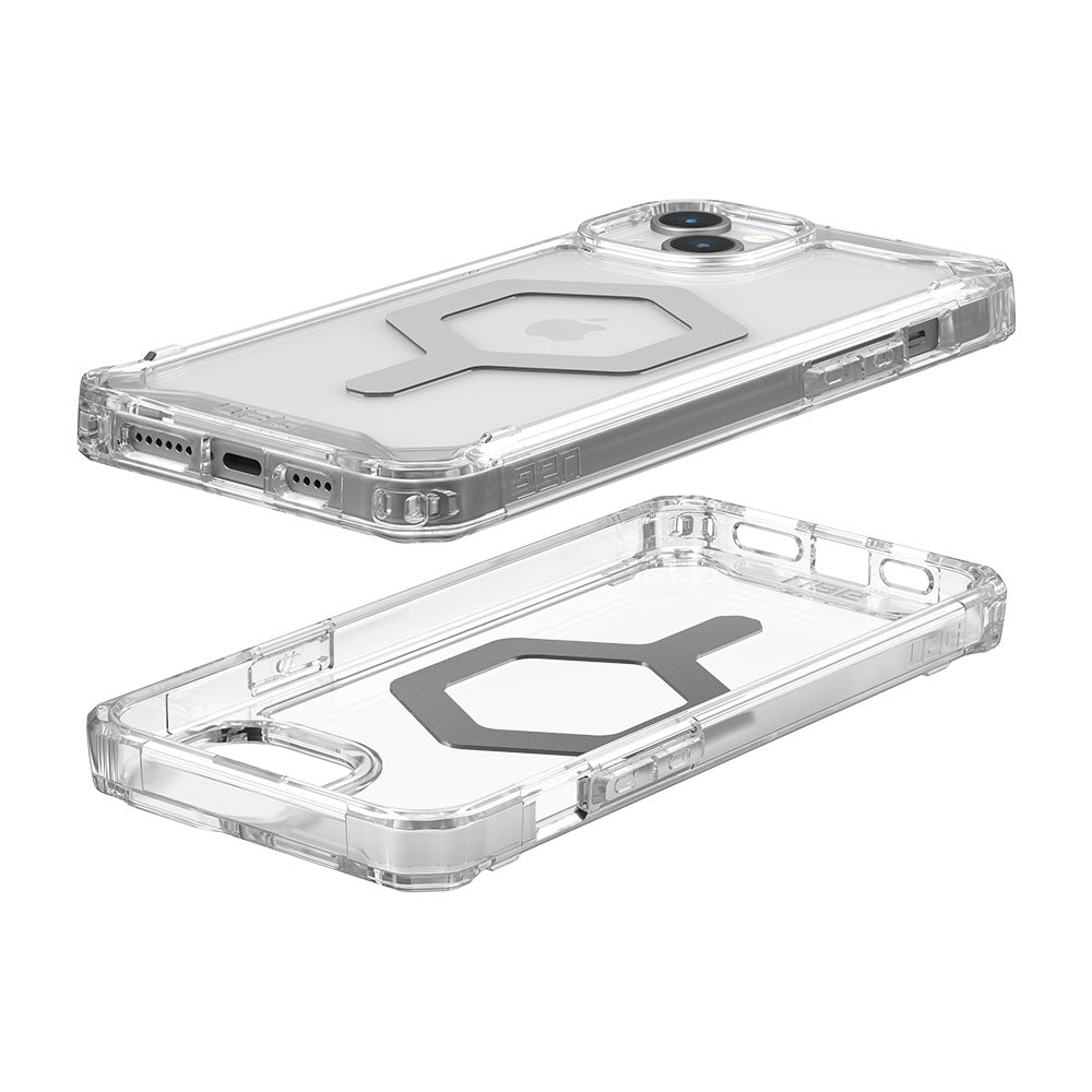 UAG Plyo for Magsafe iPhone 15 Plus Case - Ice/Silver