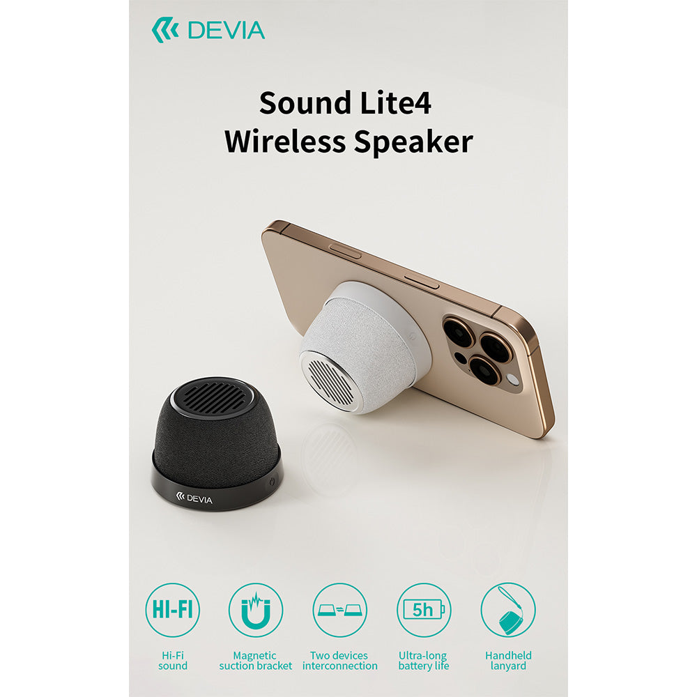 DEVIA Sound Lite4 Wireless Speaker EM508 - Black