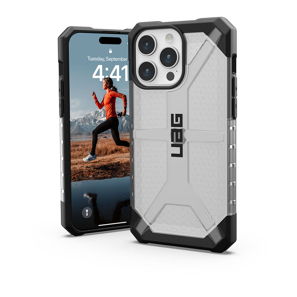 UAG Plasma iPhone 15 Pro Case - Ice