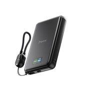 BMX SolidSafe 10000mAh 30W Solid State Wired Power Bank - Black