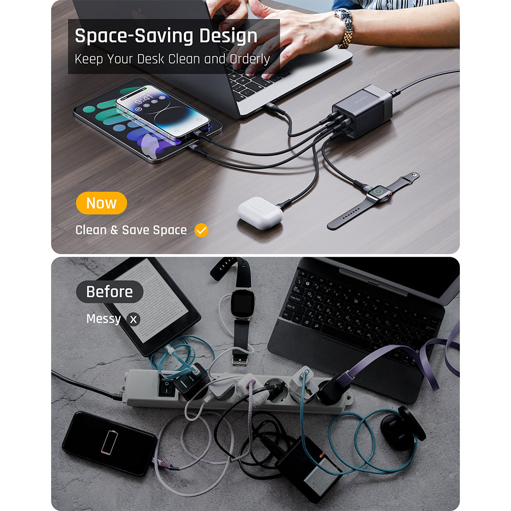 Voltme Vito 75 Extravel 75W 2A3C Travel Adapter
