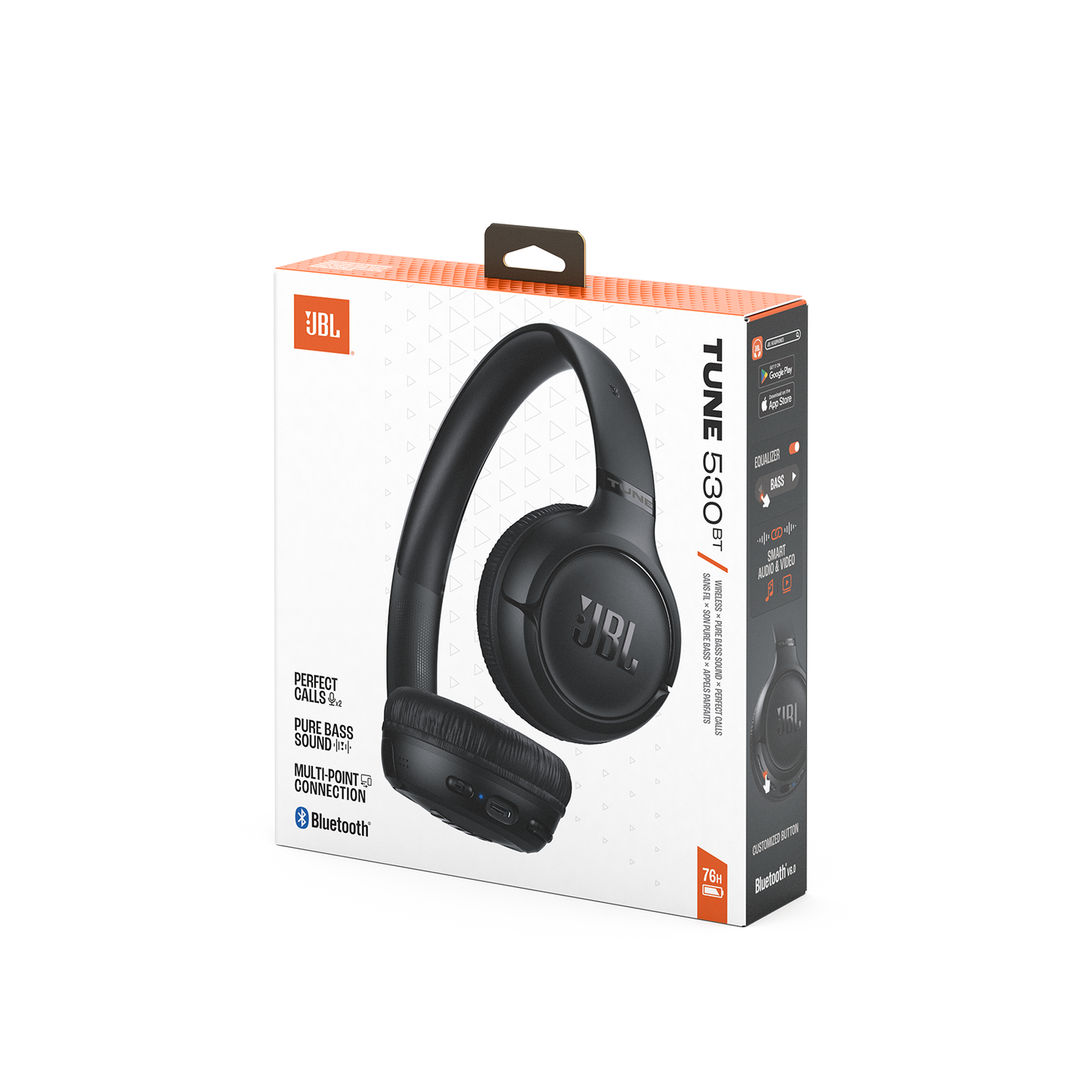 JBL Tune 530BT Wireless On-Ear Headphone Black