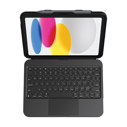 ZAGG Tough Keys Keyboard Case for iPad A16/10th Gen Black