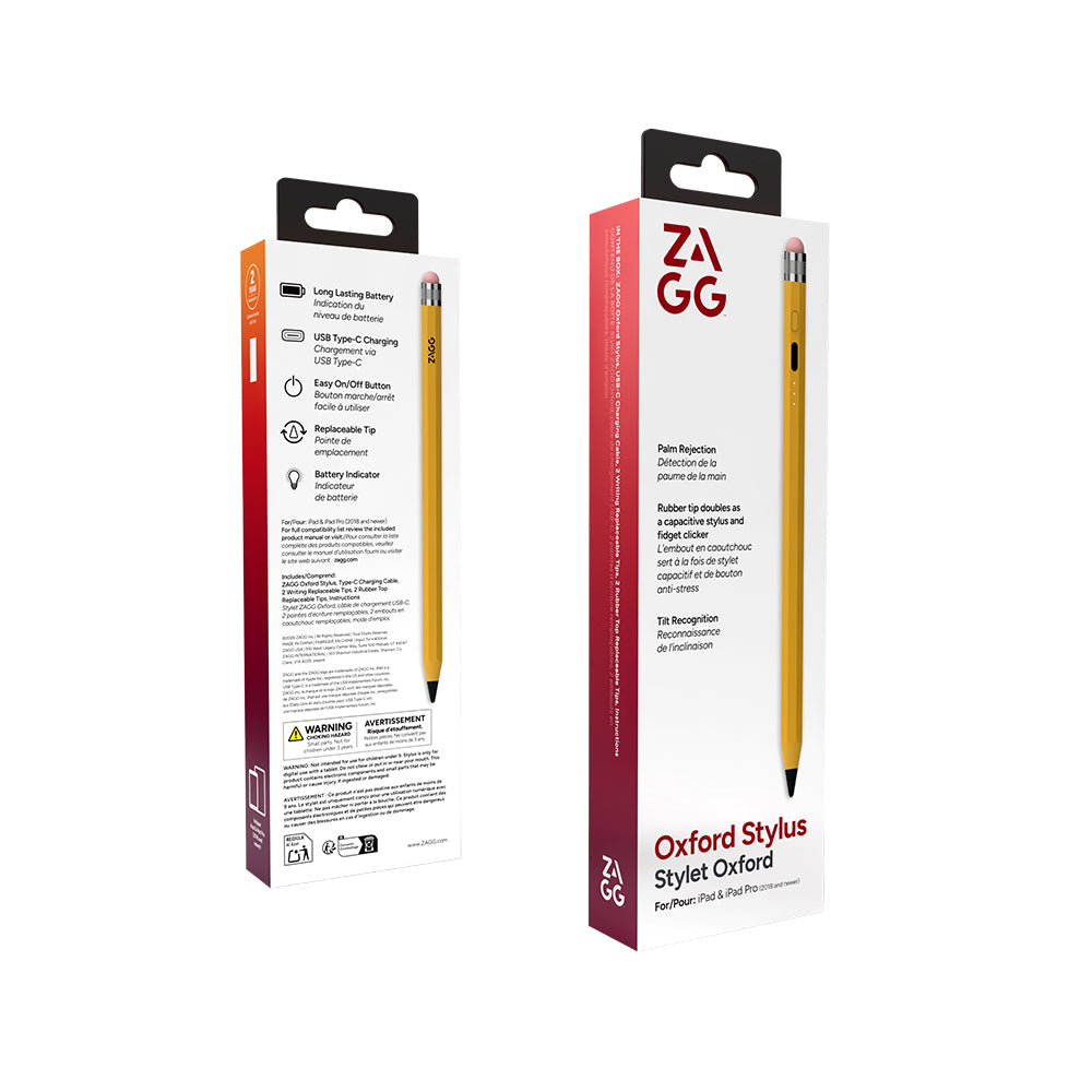 ZAGG Oxford Stylus Pencil Yellow