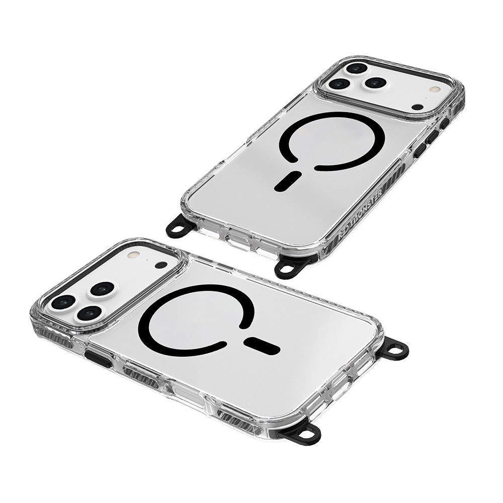 Red Monster Gassan M with Strap iPhone 17 Pro Max Black