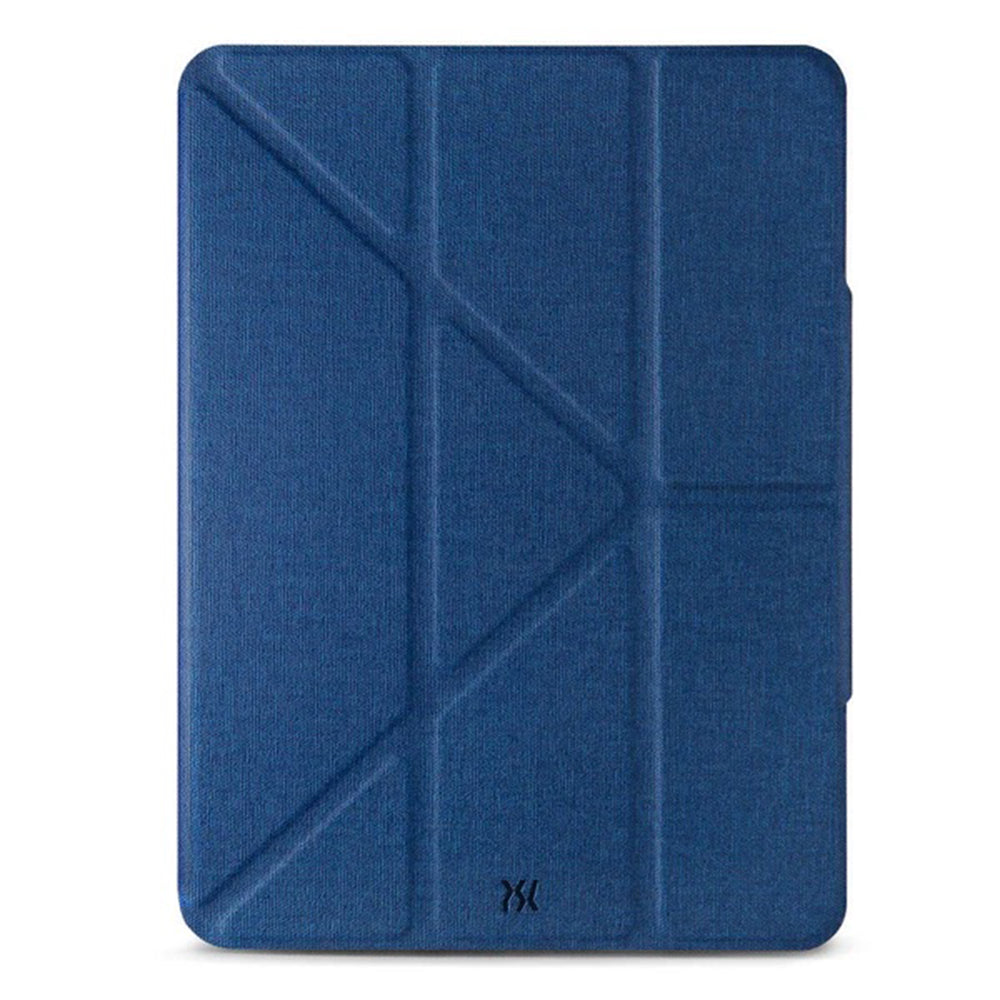 Power Support Air Jacket Folio Transparent Case for iPad A16/10th Gen - Blue