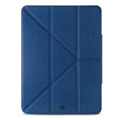 Power Support Air Jacket Folio Transparent Case for iPad A16/10th Gen - Blue