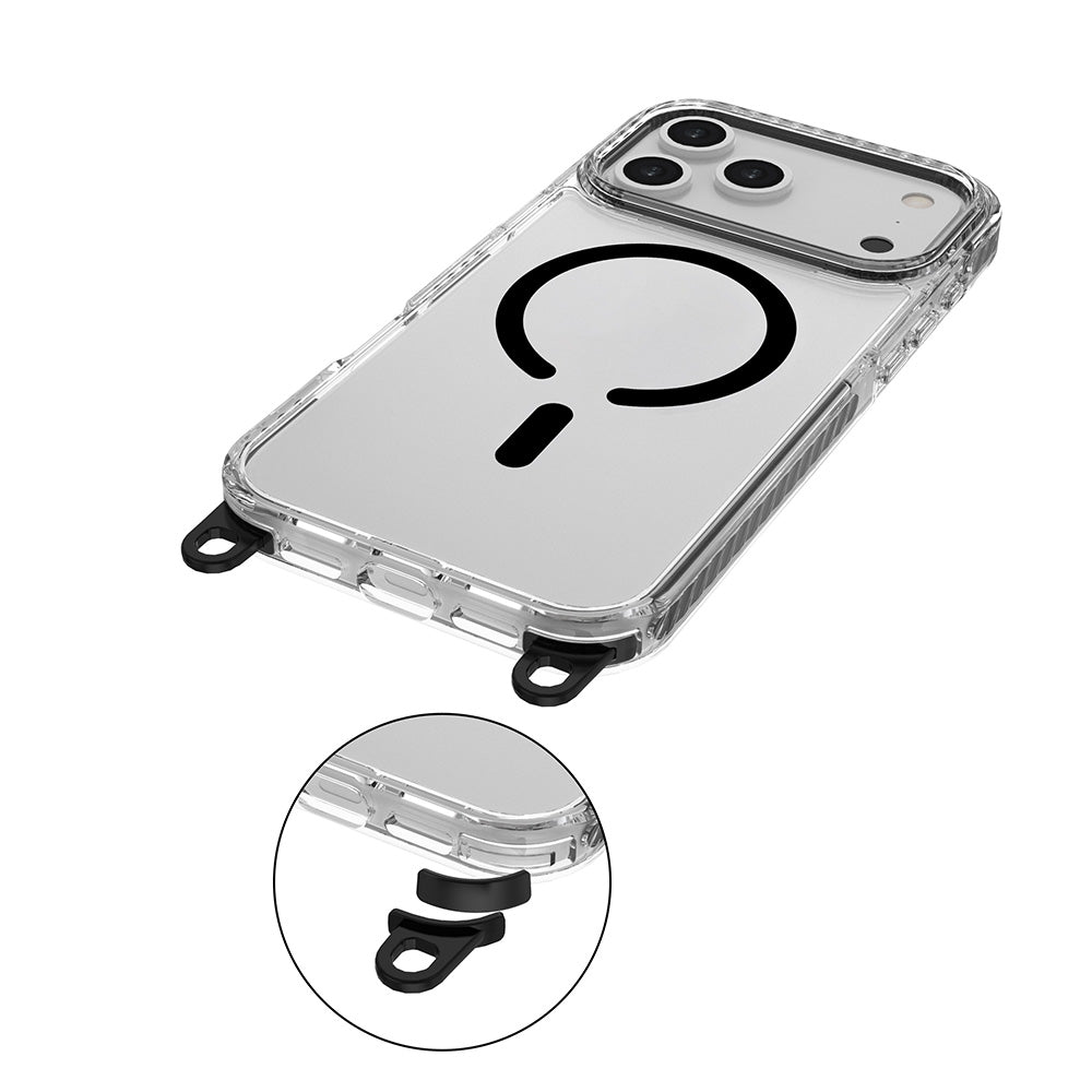 Red Monster Gassan M with Strap iPhone 17 Pro Max Black