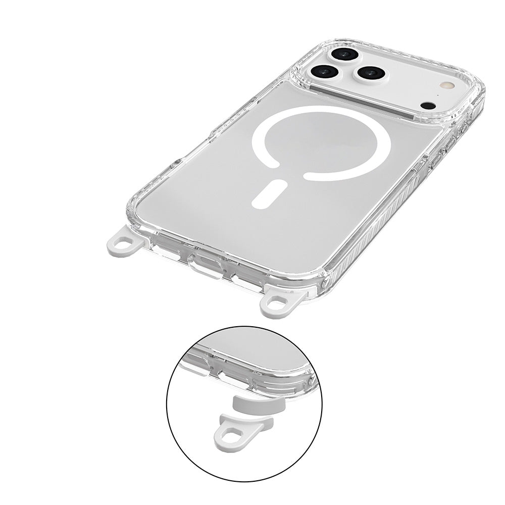 Red Monster Gassan M with Strap iPhone 17 Pro Max White