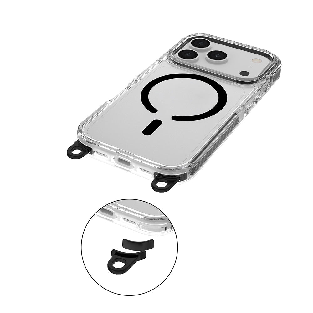 Red Monster Gassan M with Strap iPhone 17 Pro Black