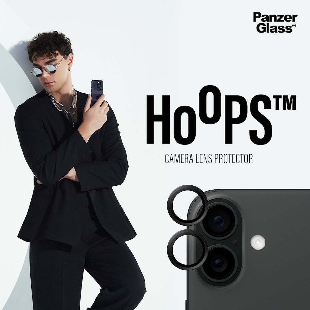PanzerGlass Hoops for iPhone 16/16 Plus - Black