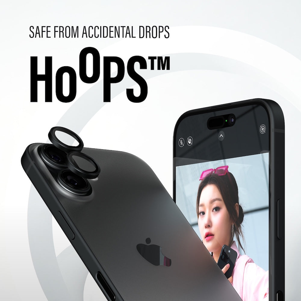 PanzerGlass Hoops for iPhone 16/16 Plus - Black
