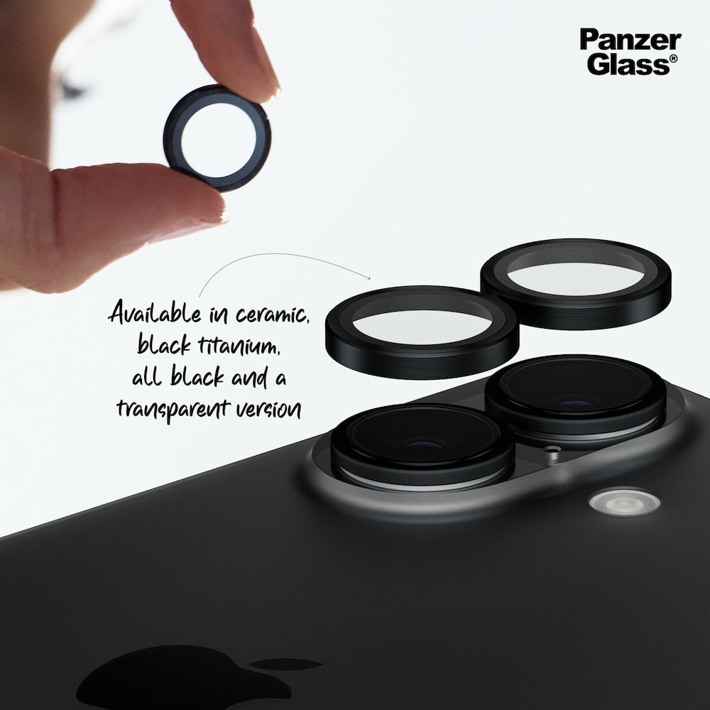 PanzerGlass Hoops for iPhone 16/16 Plus - Black