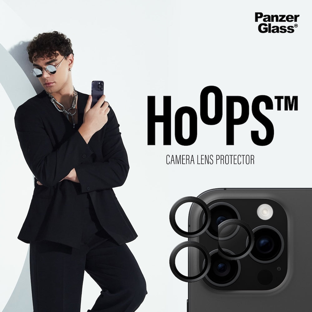 PanzerGlass Hoops for iPhone 16 Pro/16 Pro Max - Black