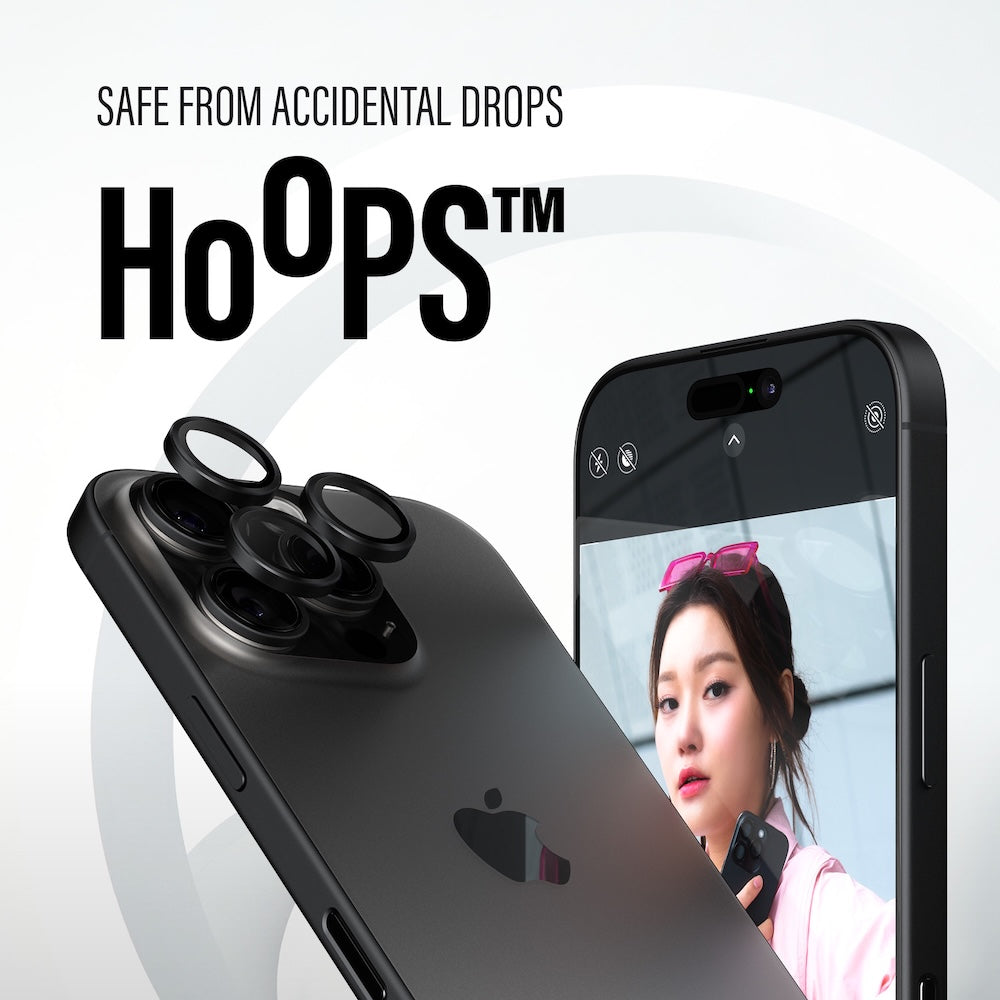 PanzerGlass Hoops for iPhone 16 Pro/16 Pro Max - Black