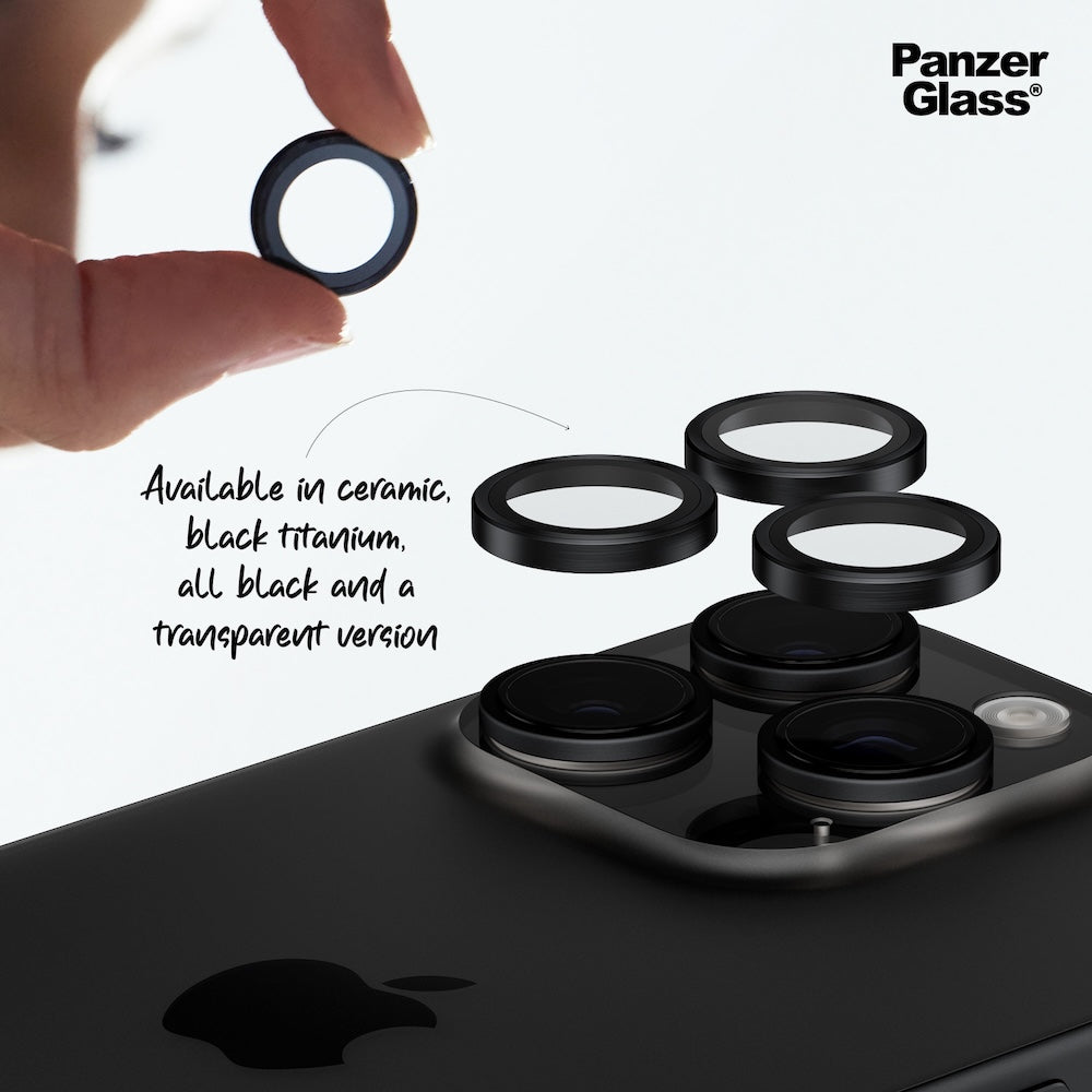 PanzerGlass Hoops for iPhone 16 Pro/16 Pro Max - Black