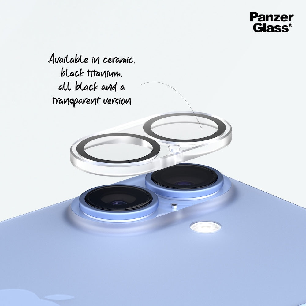 PanzerGlass Hoops for iPhone 16/16 Plus - Transparent