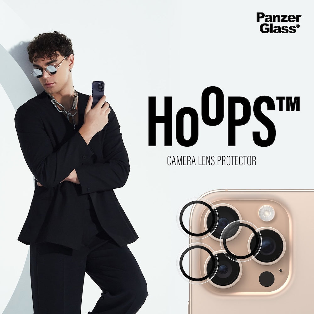 PanzerGlass Hoops for iPhone 16 Pro/16 Pro Max - Transparent