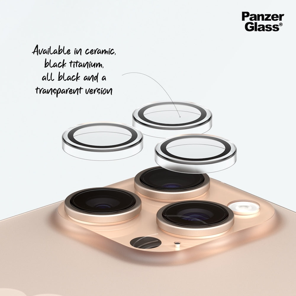 PanzerGlass Hoops for iPhone 16 Pro/16 Pro Max - Transparent