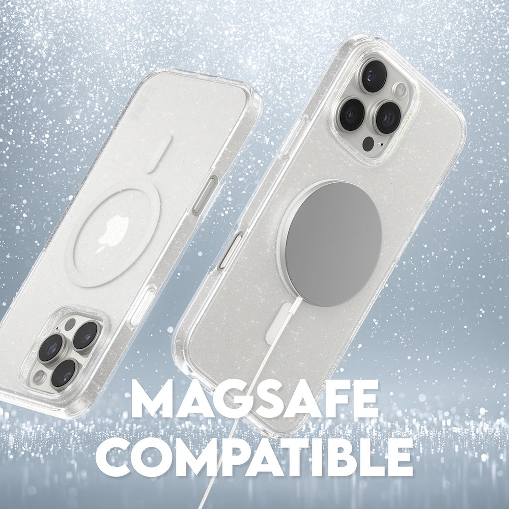 CARE by PanzerGlass® Case Flagship Star Lit with White MagSafe for iPhone 16 Pro