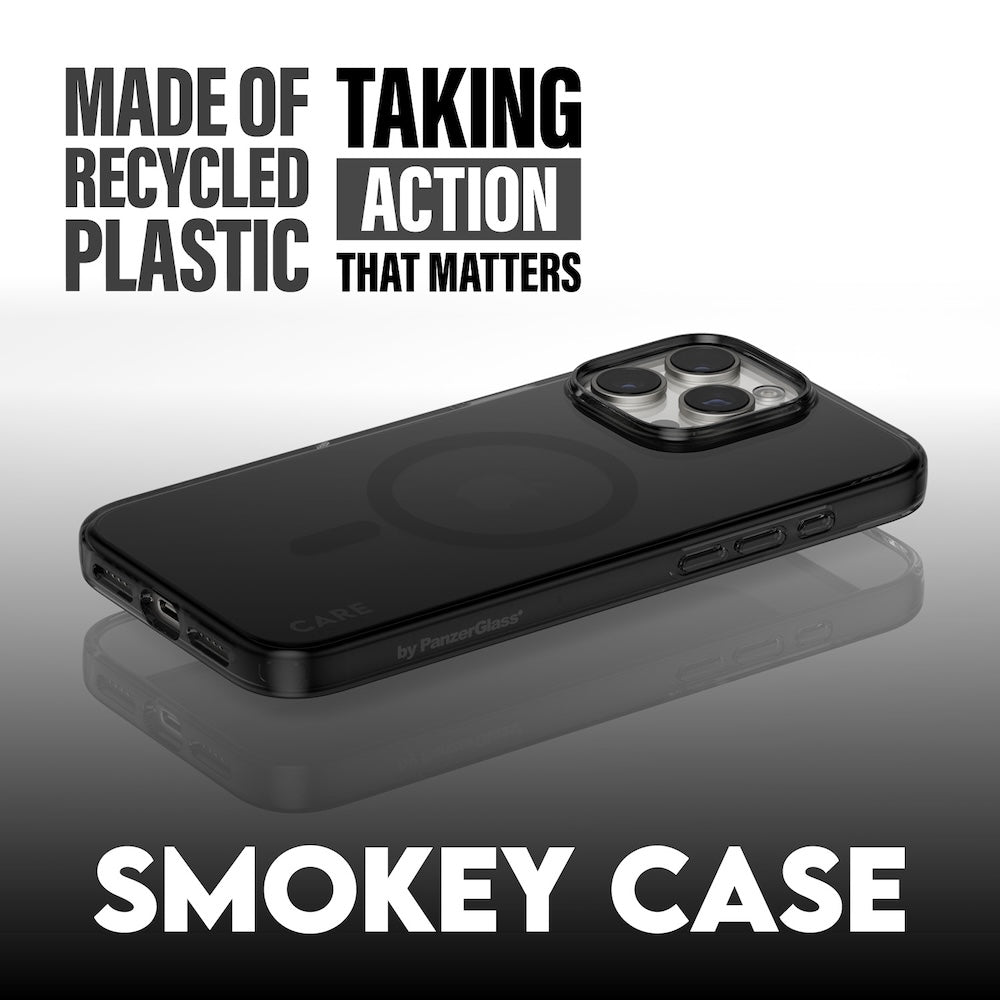 CARE by PanzerGlass® Case Flagship Smokey with MagSafe for iPhone 16 Pro