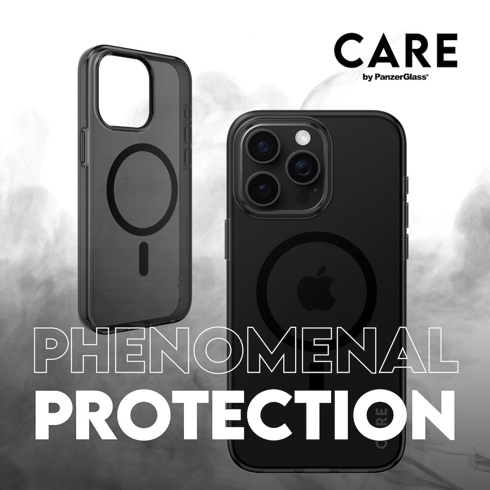 CARE by PanzerGlass® Case Flagship Smokey with MagSafe for iPhone 16 Pro