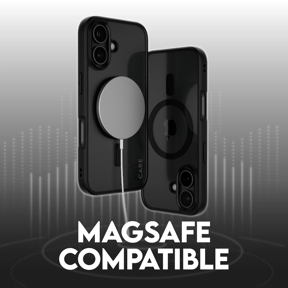 CARE by PanzerGlass Case Flagship Urban Combat Black MagSafe for iPhone 16