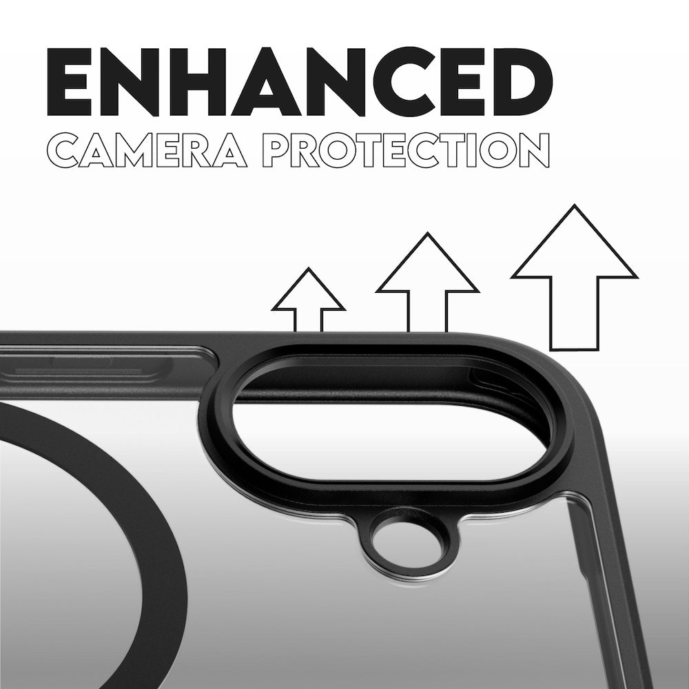CARE by PanzerGlass Case Flagship Urban Combat Black MagSafe for iPhone 16