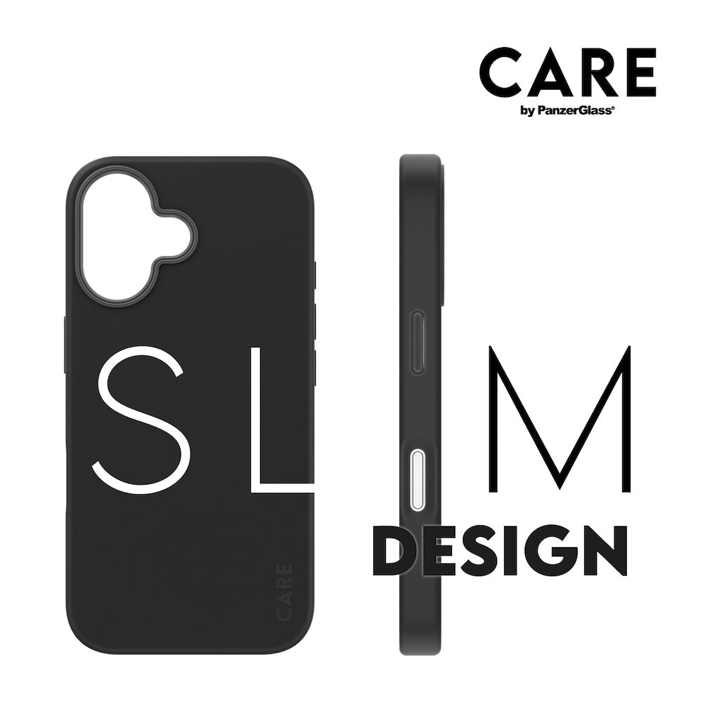 CARE by PanzerGlass Case Fashion Black MagSafe iPhone 16