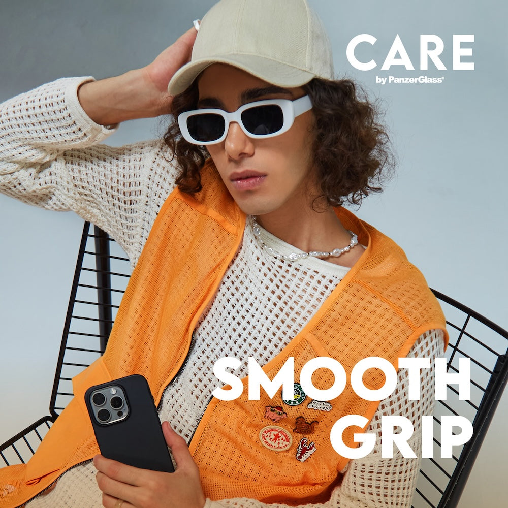 CARE by PanzerGlass Case Fashion Black MagSafe iPhone 16