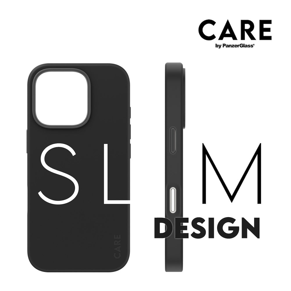 CARE by PanzerGlass Case Fashion Black MagSafe iPhone 16 Pro