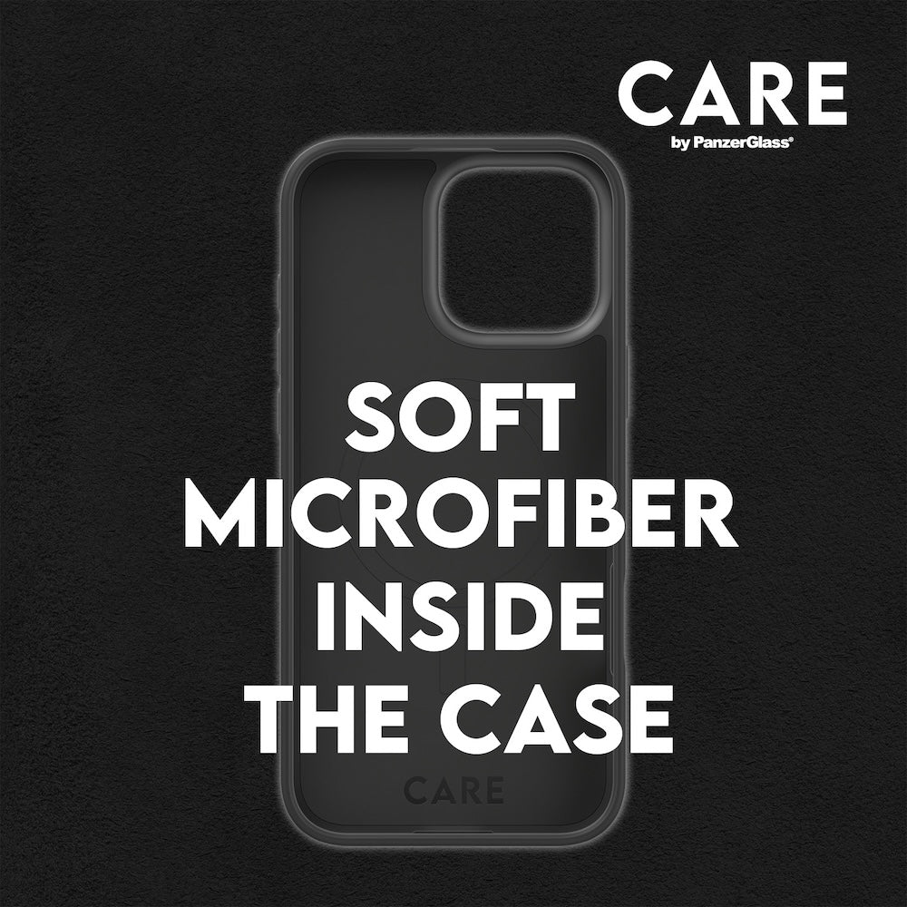 CARE by PanzerGlass Case Fashion Black MagSafe iPhone 16 Pro Max