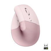 Logitech Lift Vertical Ergonomic Mouse - Rose