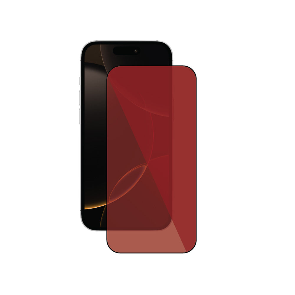 Red Monster Gassan Red Light Tempered Glass iPhone 17 Pro