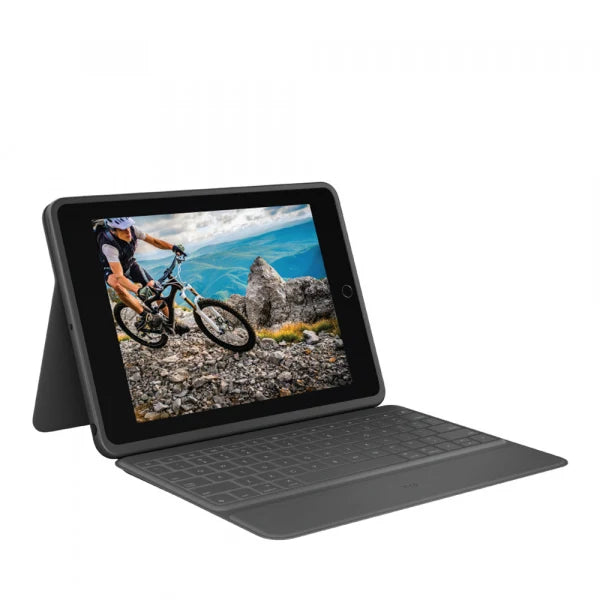 Logitech Rugged Folio Keyboard Case for iPad (7th/8th/9th Gen)