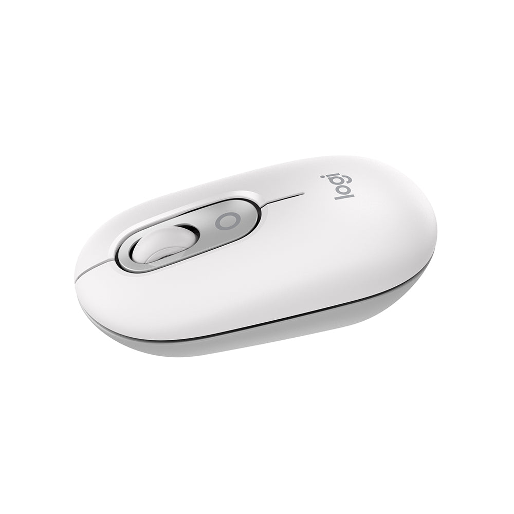 Logitech POP Mouse with Emoji - White