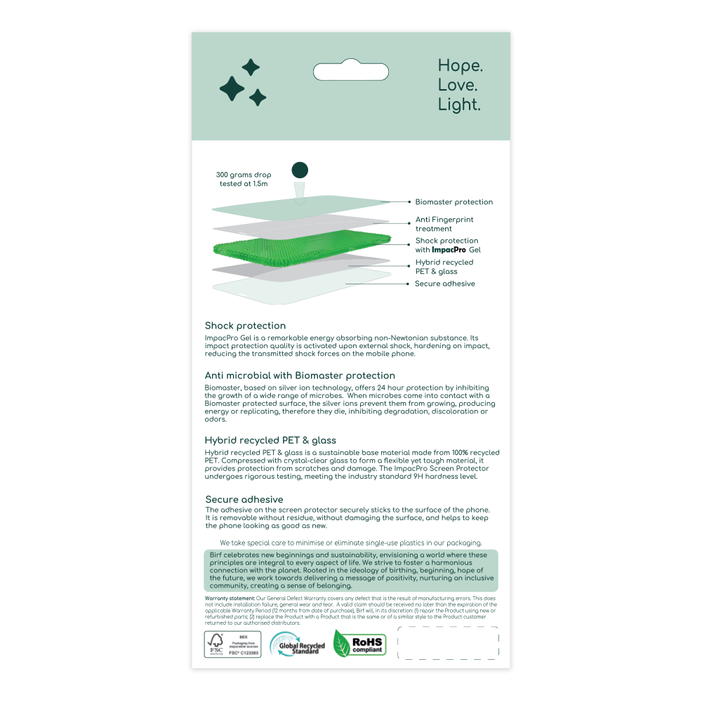 Birf iPhone 16 ImpacPro Ultra Clear Screen Protector