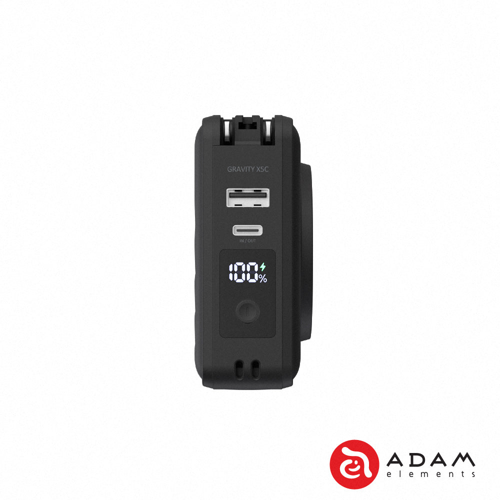 Adam Element GRAVITY X5 5-in-1 Ultra Compact Power Bank (Black)