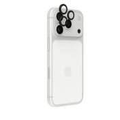 InvisibleShield Glass Elite Camera Rings Lens Protector for iPhone 15/16/17 Pro/Pro Max - Black