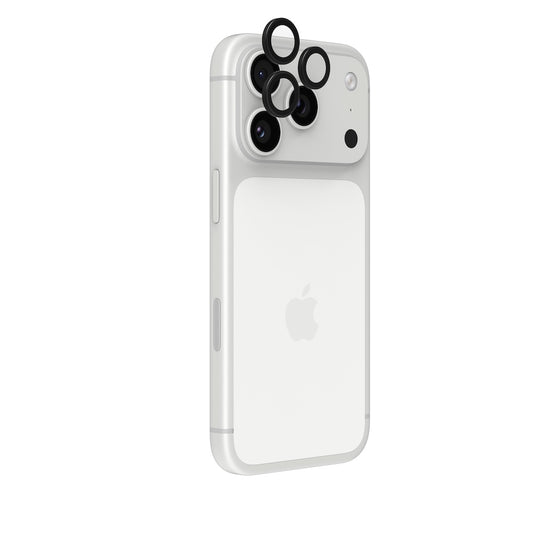 InvisibleShield Glass Elite Camera Rings Lens Protector for iPhone 15/16/17 Pro/Pro Max - Black