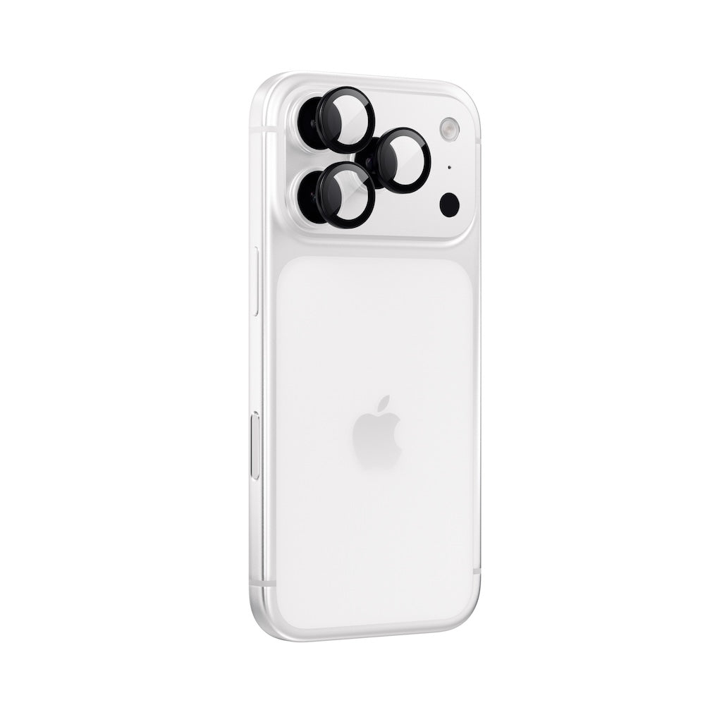 IS-Glass Elite Camera Rings Lens Protector for iPhone 18 Pro/Pro Max Black