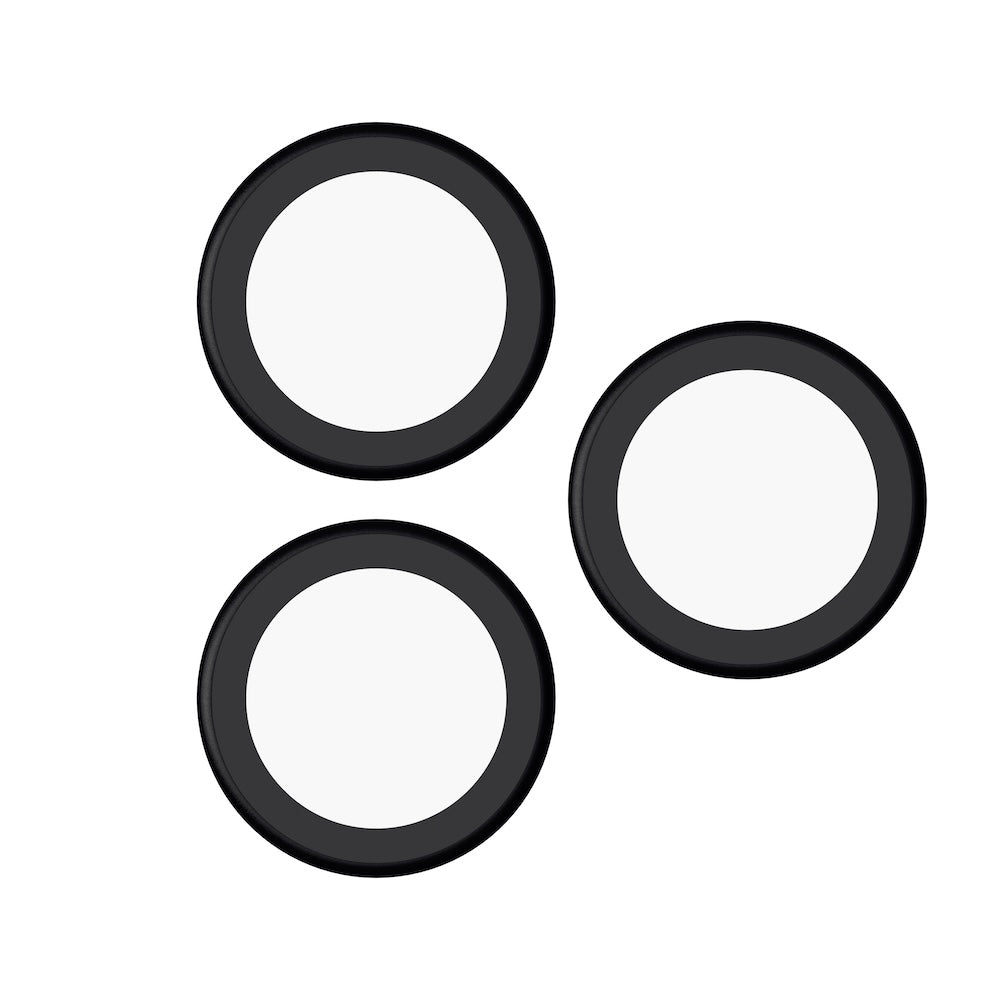 IS-Glass Elite Camera Rings Lens Protector for iPhone 18 Pro/Pro Max Black