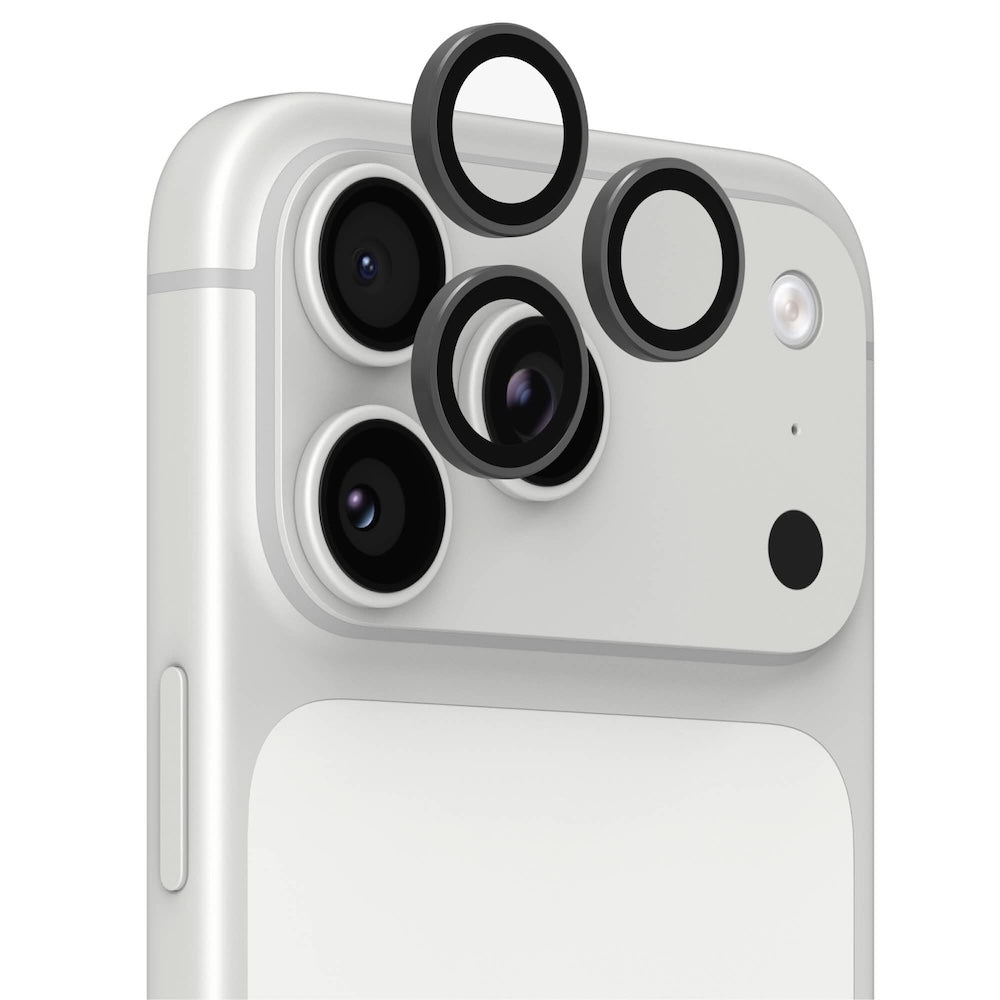 IS-Glass Elite Camera Rings Lens Protector for iPhone 18 Pro/Pro Max Silver