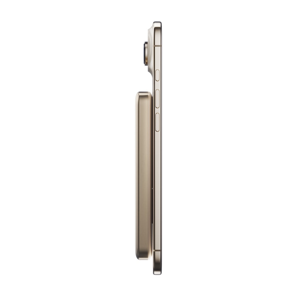 BMX 10000mAh Qi2.2 Solid State Air Power Bank Gold