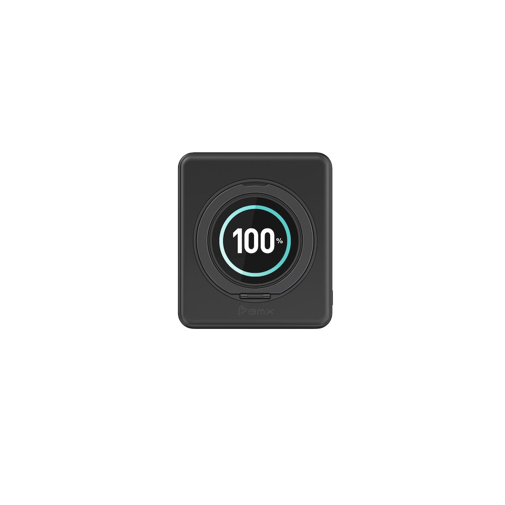 BMX Duo 5000mAh Qi2 Solid State Power Bank Black B8-05-BK
