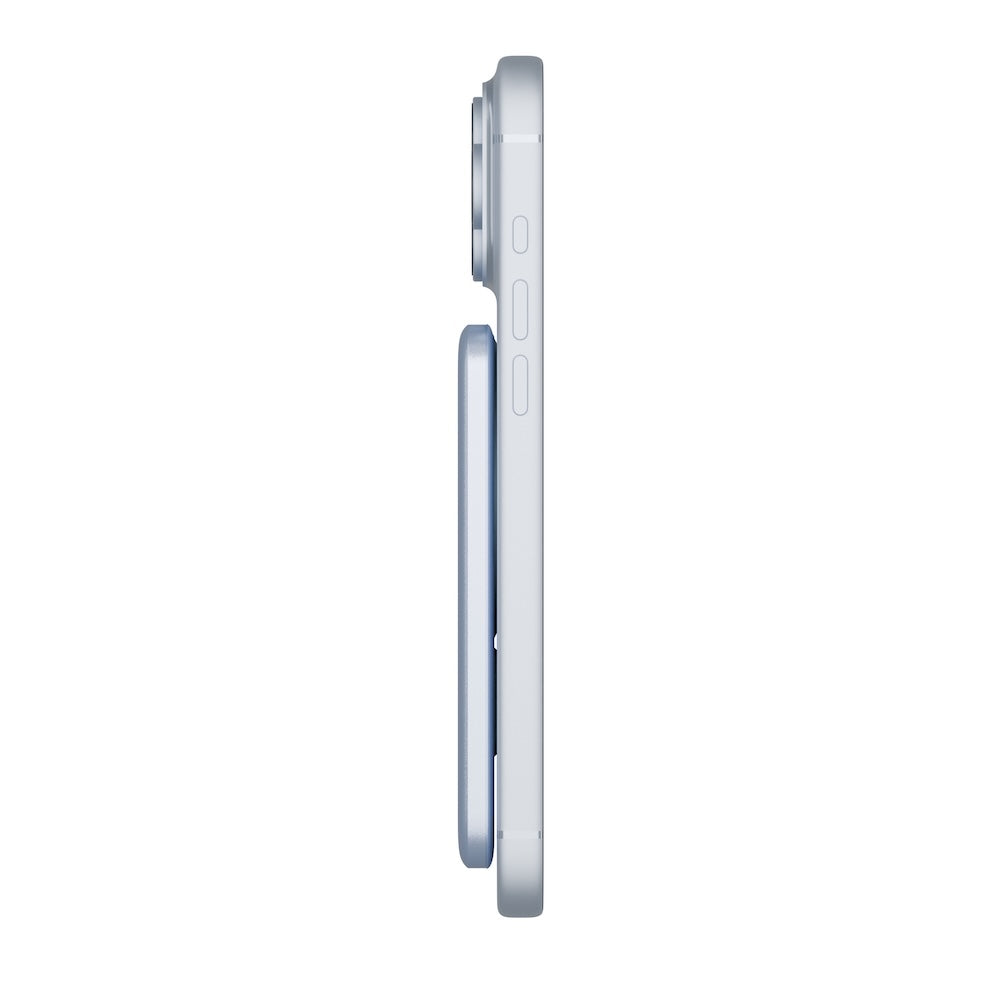 BMX SolidSafe Air 5000mAh Solid-State Qi2 Magnetic Power Bank Glacier