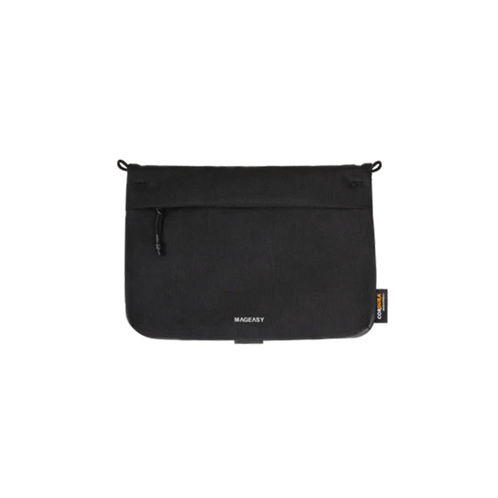 MAGEASY 2L Sacoche Utility Crossbody Bag + Strap Phone Lanyard 20mm - Graphite Black (Cordura)