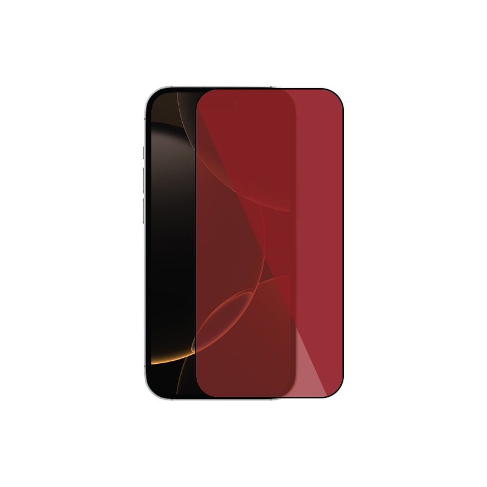 Red Monster Gassan Red Light Tempered Glass iPhone 17 Pro