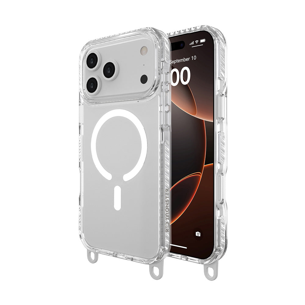 Red Monster Gassan M with Strap iPhone 17 Pro Max White