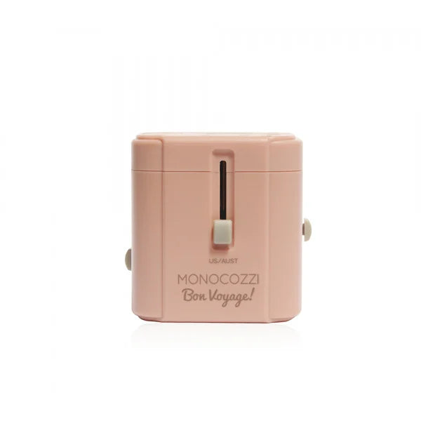 Monocozzi Bon Voyage Travel Adaptor - Coral